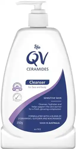 Coles QV Ceramides Cleanser 350g offer