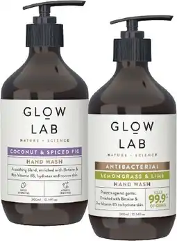 Coles Glow Lab Hand Wash 300mL offer