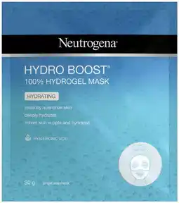 Coles Neutrogena Hydro Boost 100% Hydrogel Face Mask 30g offer