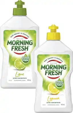 Coles Morning Fresh Dishwashing Liquid 400mL offer