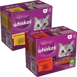 Coles Whiskas Favourites Cat Food 12x85g offer