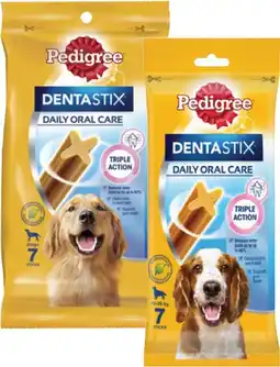 Coles Pedigree Dentastix 7 Pack offer