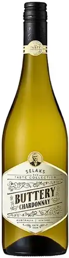 Coles Selaks Taste Collection Buttery Chardonnay 750mL offer