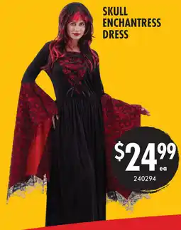 Red Dot Skull enchantress dress offer
