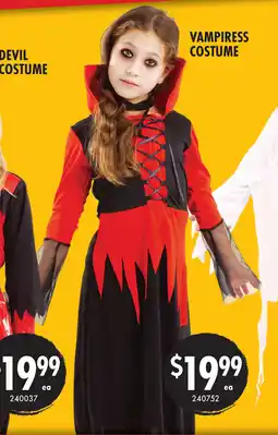 Red Dot Vampiress costume offer