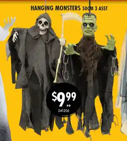 Red Dot Hanging monsters 50cm 3 asst offer