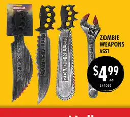 Red Dot Zombie weapons asst offer