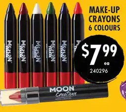 Red Dot Make-up crayons 6 colours offer