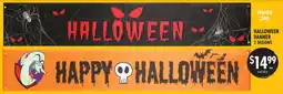 Red Dot Halloween banner 2 designs offer
