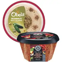Woolworths Obela Dips 220g or Red Rock Deli Dips 130g-190g offer