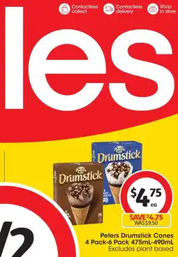 Coles Peters drumstick cones offer