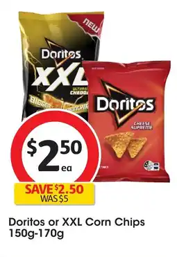 Coles Doritos or xxl corn chips offer