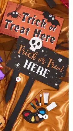 Coles Halloween yard stake offer