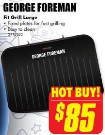 George Foreman Fit Grill Large