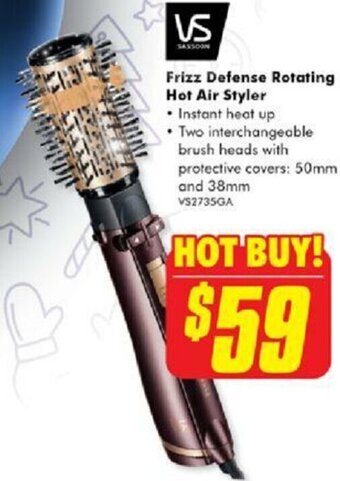 The Good Guys Frizz Defense Rotating Hot Air Styler offer
