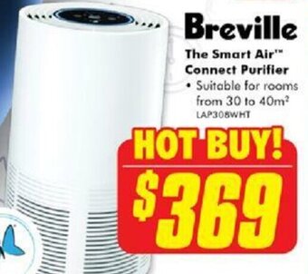 The Good Guys Breville The Smart Air Connect Purifier offer