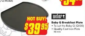 The Good Guys Baby Q Breakfast Plate offer