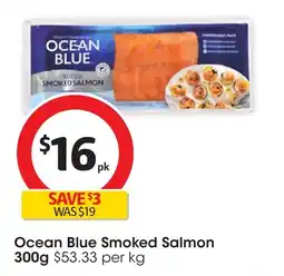 Coles Ocean blue smoked salmon offer