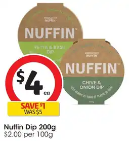 Coles Nuffin dip offer