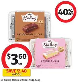 Coles Mr kipling cakes or slices offer