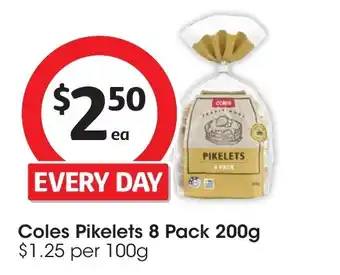 Coles Coles pikelets offer