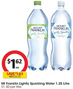 Coles Mt Franklin Lightly Sparkling Water offer