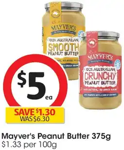 Coles Mayver's Peanut Butter offer