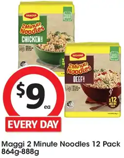 Coles Maggi 2 Minute Noodles offer
