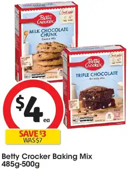 Coles Betty Crocker Baking Mix offer