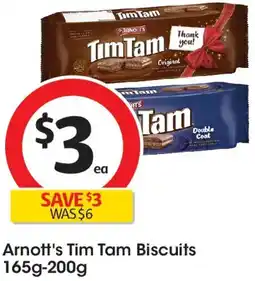 Coles Arnott's Tim Tam Biscuits offer