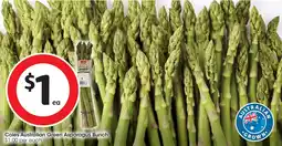 Coles Coles Australian Green Asparagus Bunch offer