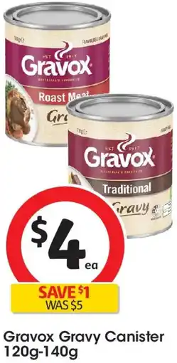 Coles Gravox Gravy Canister offer