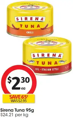 Coles Sirena Tuna offer