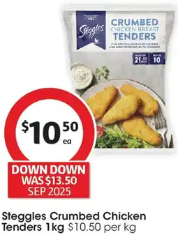 Coles Steggles Crumbed Chicken Tenders offer