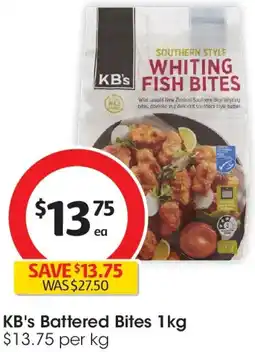 Coles KB's Battered Bites offer