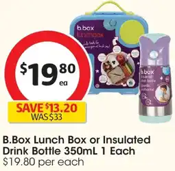 Coles B.Box Lunch Box or Insulated Drink Bottle offer