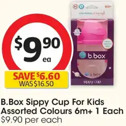 Coles B.Box Sippy Cup For Kids Assorted Colours offer