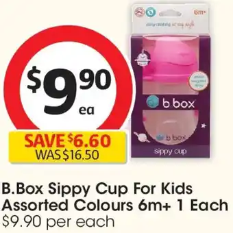 Coles B.Box Sippy Cup For Kids Assorted Colours offer