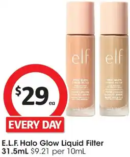 Coles E.L.F. Halo Glow Liquid Filter offer
