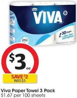 Coles Viva Paper Towel offer