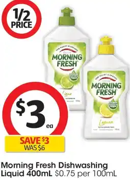 Coles Morning Fresh Dishwashing Liquid offer