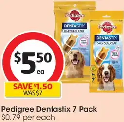 Coles Pedigree Dentastix offer