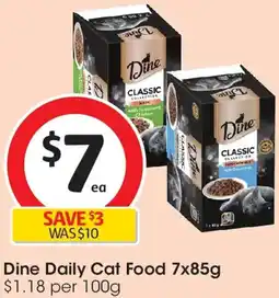 Coles Dine Daily Cat Food offer