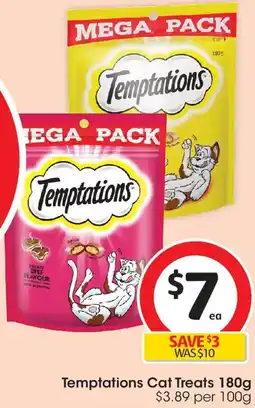 Coles Temptations Cat Treats offer