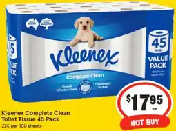 IGA Kleenex Complete Clean Toilet Tissue offer