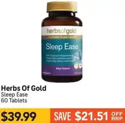 Chempro Herbs Of Gold Sleep Ease offer