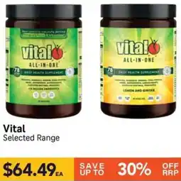Chempro Vital Selected Range offer