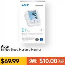 Chempro Able B1 Plus Blood Pressure Monitor offer