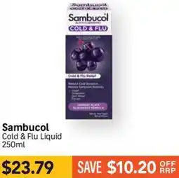 Chempro Sambucol Cold & Flu Liquid offer