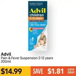Chempro Advil Pain & Fever Suspension offer